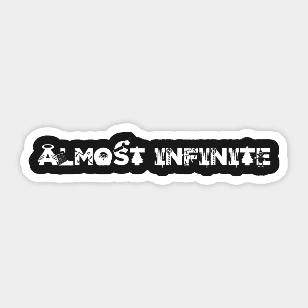 Almost Infinite Christmas EDITION Sticker by Vlognation